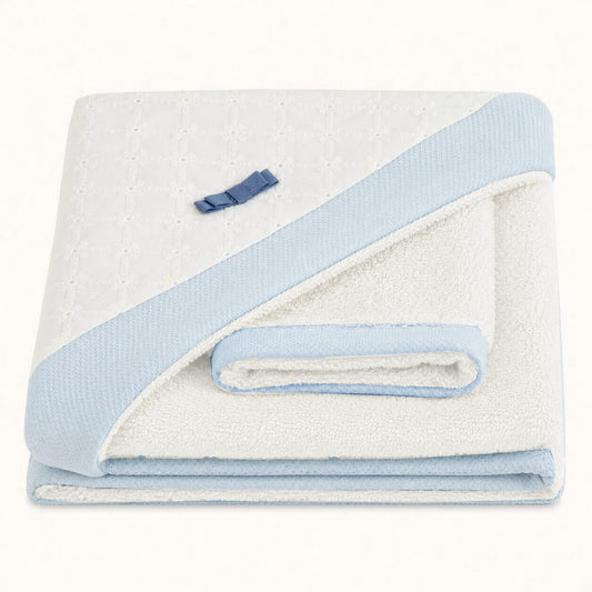 Romantic 2 Blue Bath Towel
