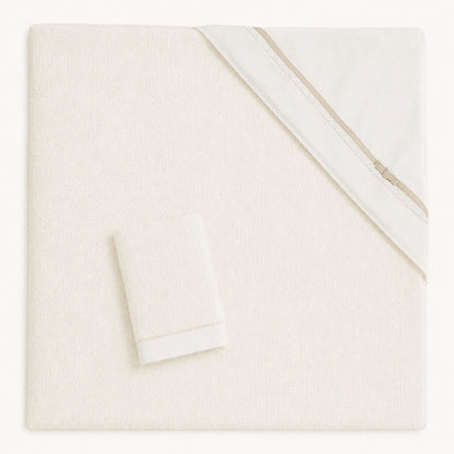 Romantic 1 Beige Bath Towel