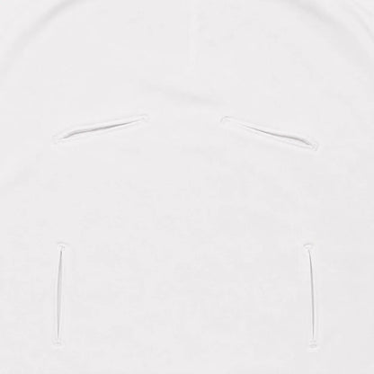 abertura de cintos no saco nascença branco para permitir colocar na babycoque