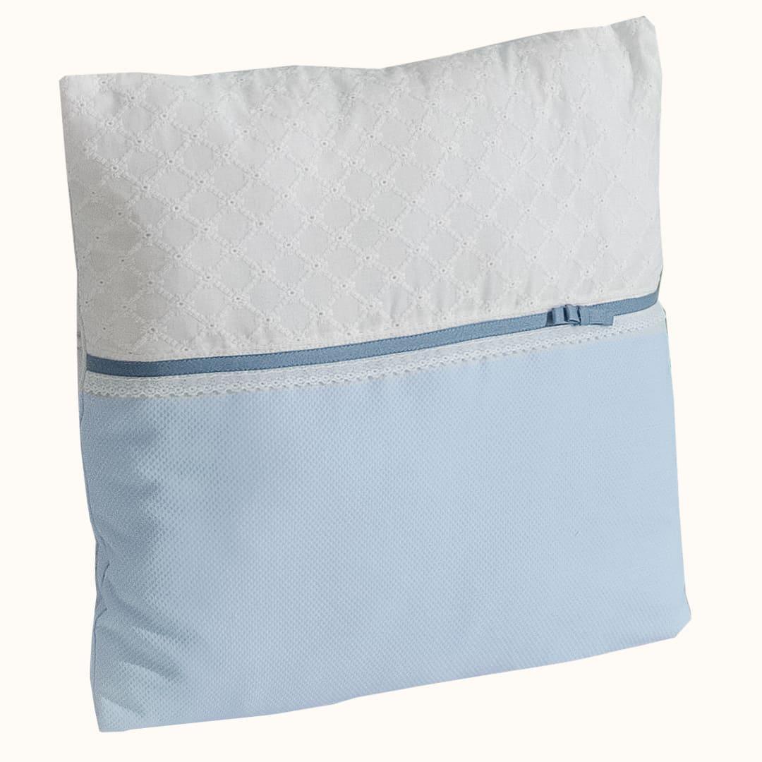 Almofada Decorativa Romantic Azul - Pim-Pam-Pum Baby