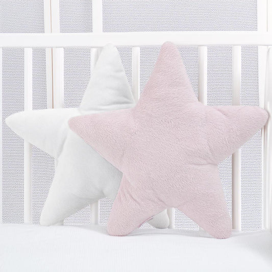 almofadas-decorativas-estrela-rosa-e-branco-pim-pam-pum-baby-96069 - Pim-Pam-Pum Baby