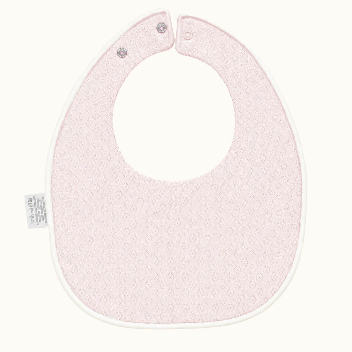 Babete em Malha Algodão para recém-nascido Romantic 1 Rosa