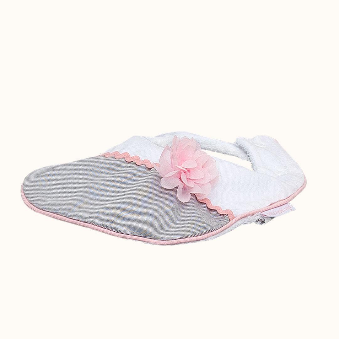 babete-impermeavel-jardim-brancocinza-pim-pam-pum-baby-83348 - Pim-Pam-Pum Baby