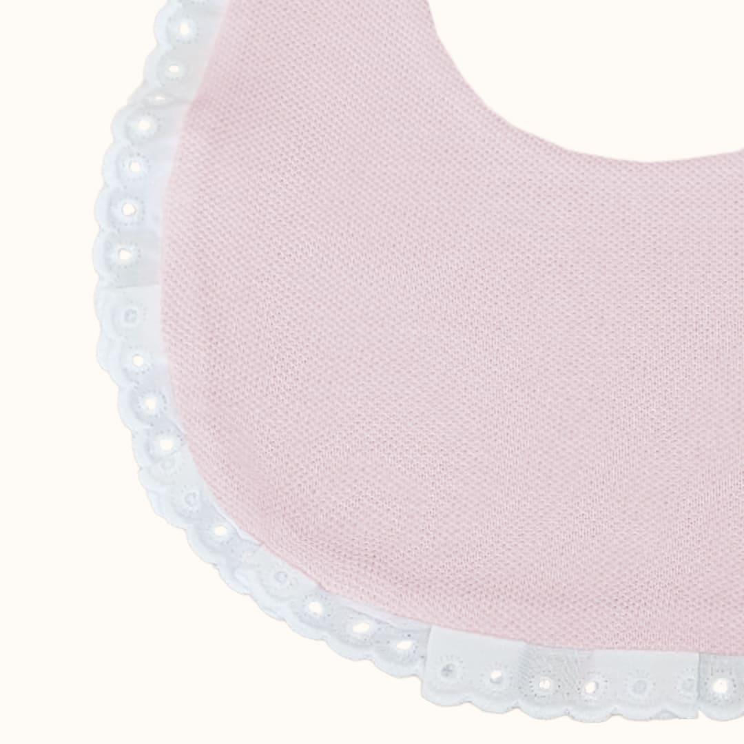 Babete Malha Sublime Rosa - Pim-Pam-Pum Baby