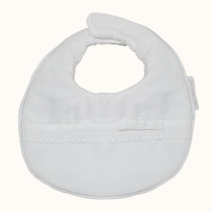 Babete Romantic 1 Impermeável Branco - Pim-Pam-Pum Baby