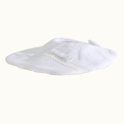 Babete Romantic 1 Impermeável Branco - Pim-Pam-Pum Baby