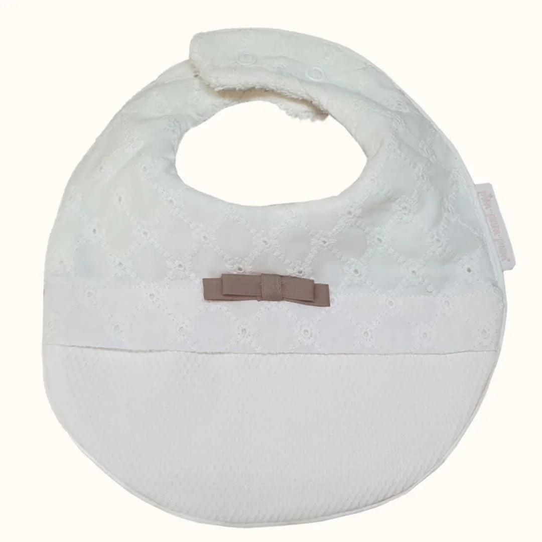 Babete Romantic 2 Impermeável Bege - Pim-Pam-Pum Baby