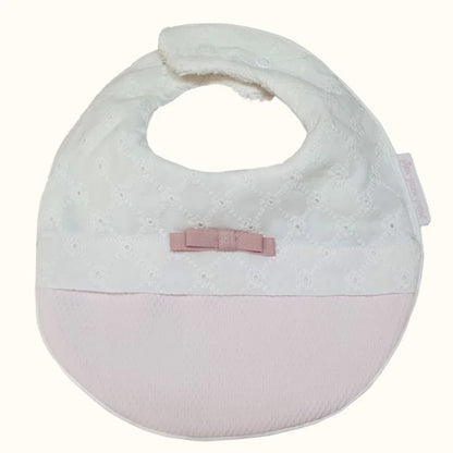 Babete Romantic 2 Impermeável Rosa - Pim-Pam-Pum Baby