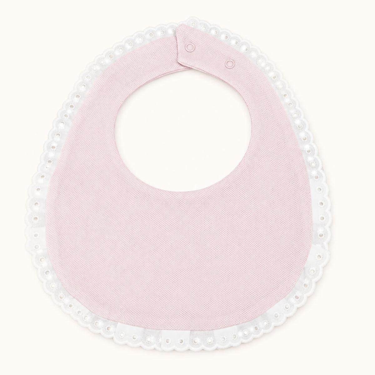 Babete em Malha Algodão para recém-nascido Sublime Rosa