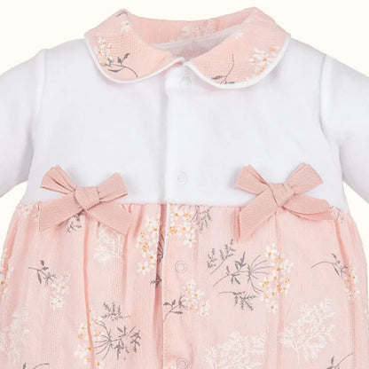 Babygrow_Country_Coral_Pormenor - Pim-Pam-Pum Baby