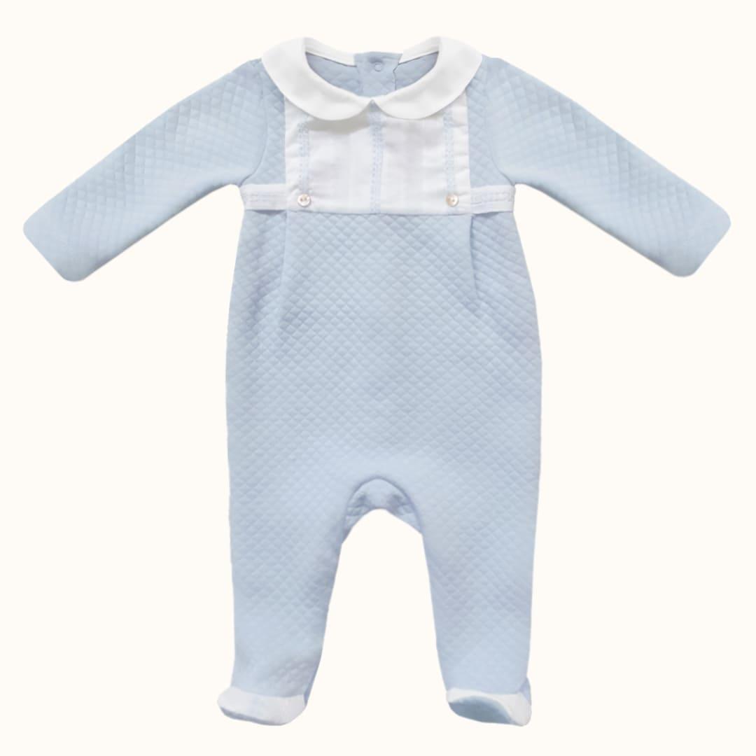 Babygrow e Gorro Mimos 3 Azul - Pim-Pam-Pum Baby