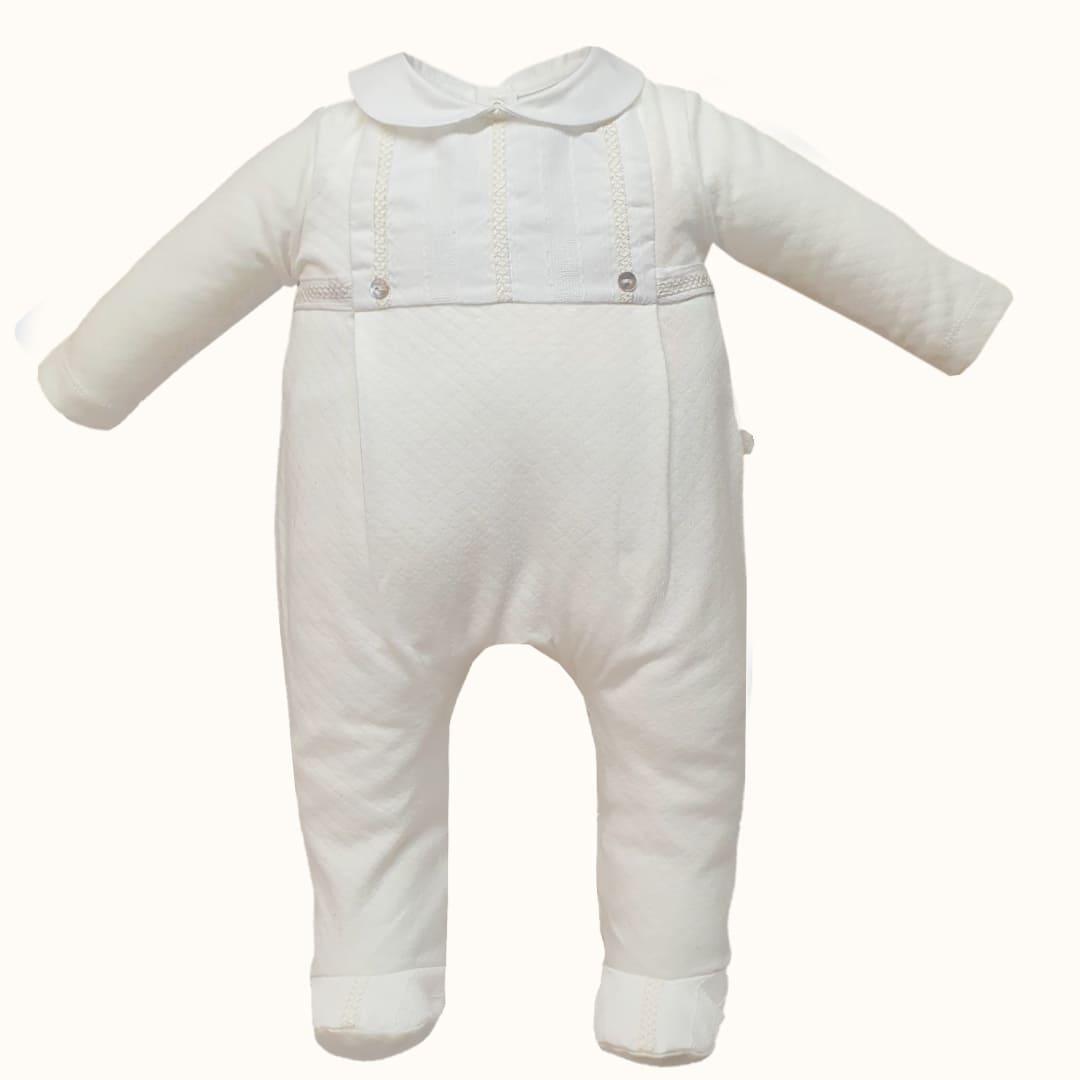 Babygrow e Gorro Mimos 3 Bege - Pim-Pam-Pum Baby