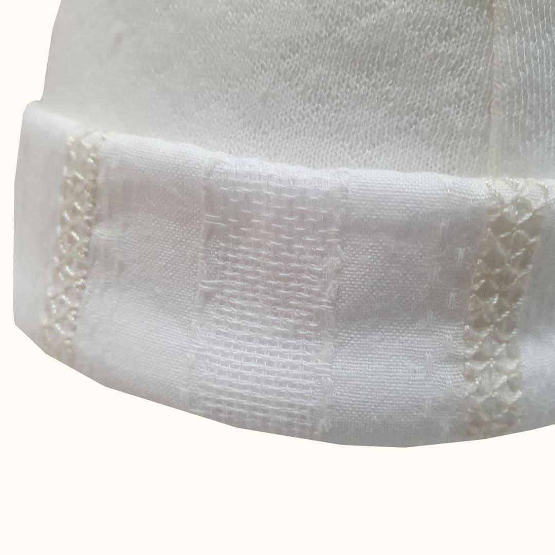 Babygrow e Gorro Mimos 3 Bege - Pim-Pam-Pum Baby