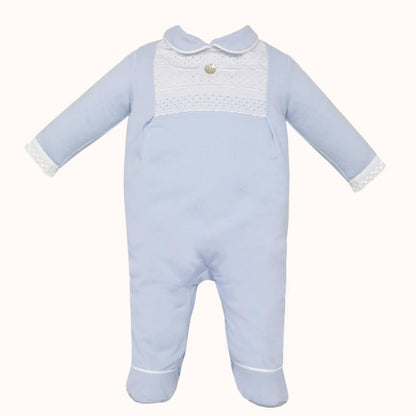 Babygrow e Gorro Pretty 1 Azul - Pim-Pam-Pum Baby