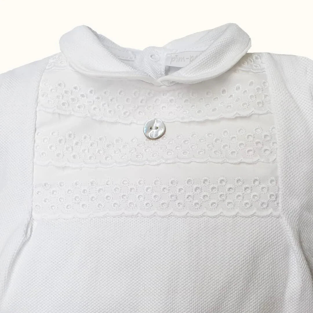 babygrow-e-gorro-pretty-1-branco-pim-pam-pum-baby-76635 - Pim-Pam-Pum Baby