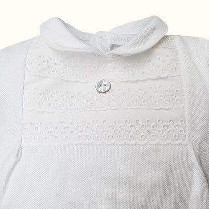 babygrow-e-gorro-pretty-1-branco-pim-pam-pum-baby-76635 - Pim-Pam-Pum Baby