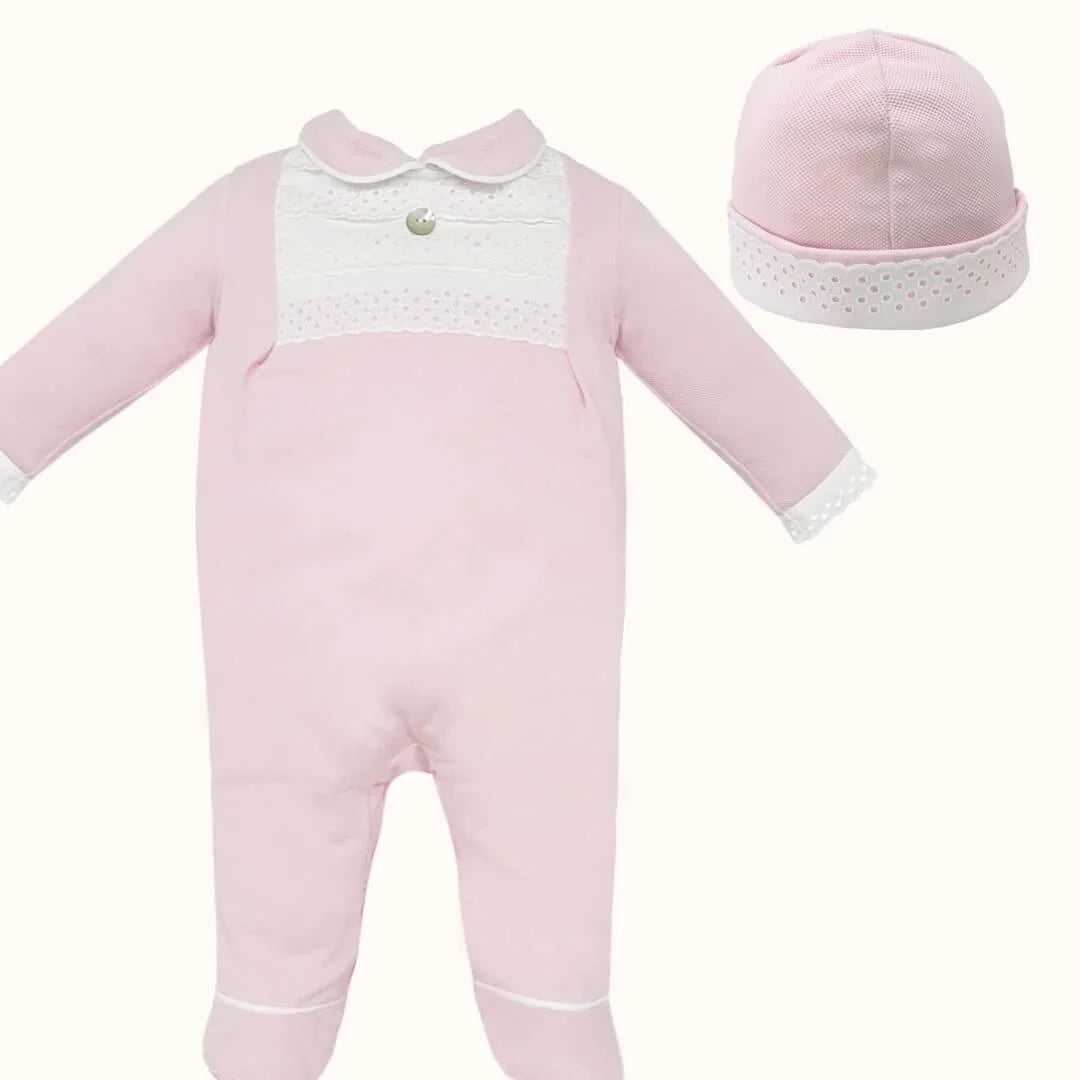 babygrow-e-gorro-pretty-1-rosa-pim-pam-pum-baby-59936 - Pim-Pam-Pum Baby