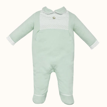 Babygrow e Gorro Pretty 1 Verde - Pim-Pam-Pum Baby