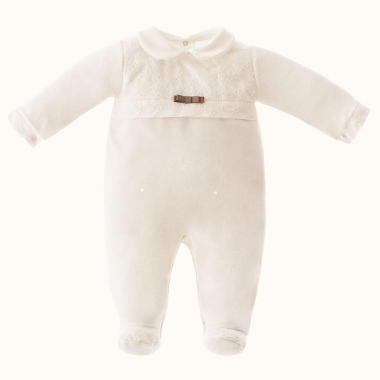 babygrow-bebe-romantic-2-bege - Pim-Pam-Pum Baby