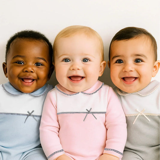 Babygrow Mimo Cinza - Pim-Pam-Pum Baby