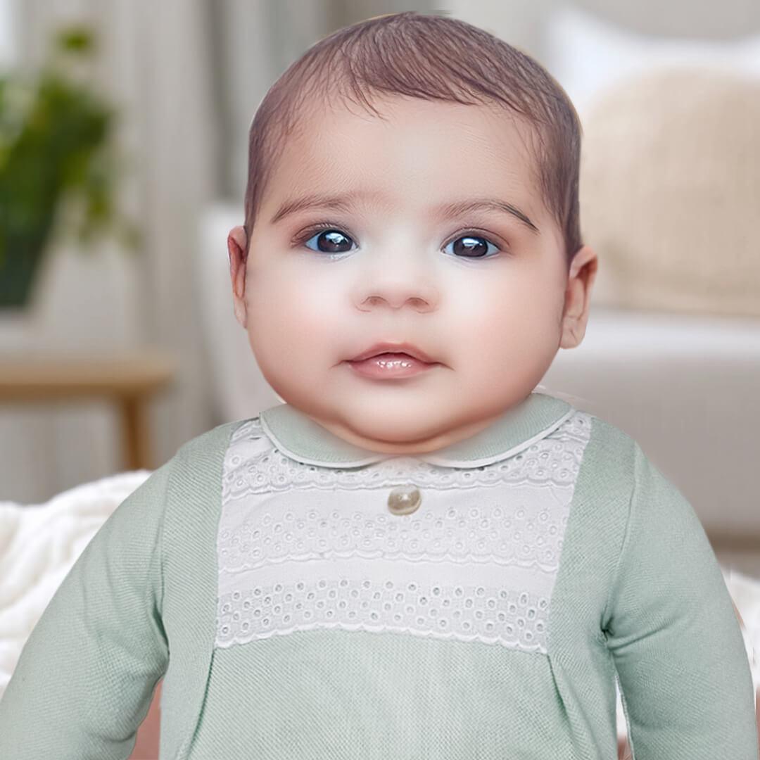 Babygrow Pretty 1 Verde - Pim-Pam-Pum Baby