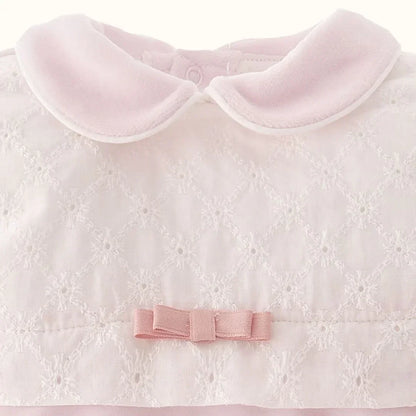 Babygrow_Romantic_2_Rosa_Pormenor - Pim-Pam-Pum Baby