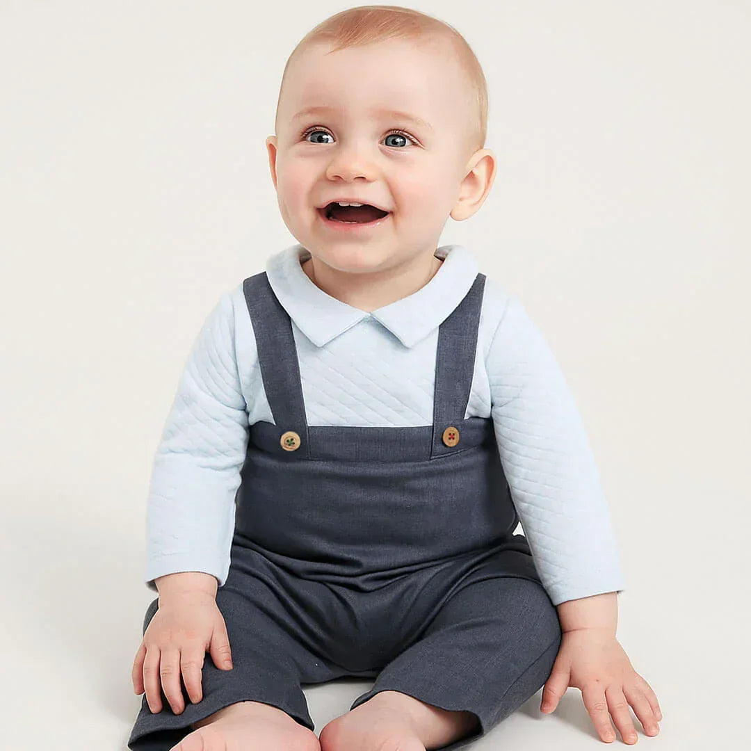 Babygrow_Denim_sem_pes_Menino - Pim-Pam-Pum Baby