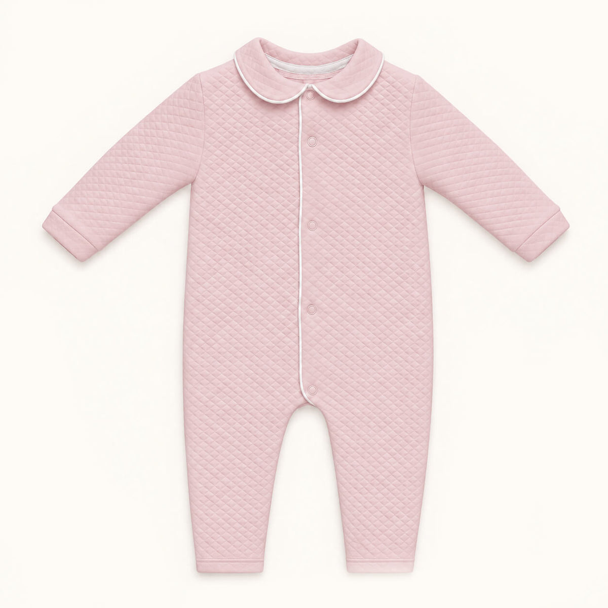Babygrow sem Pés Diamante Rosa
