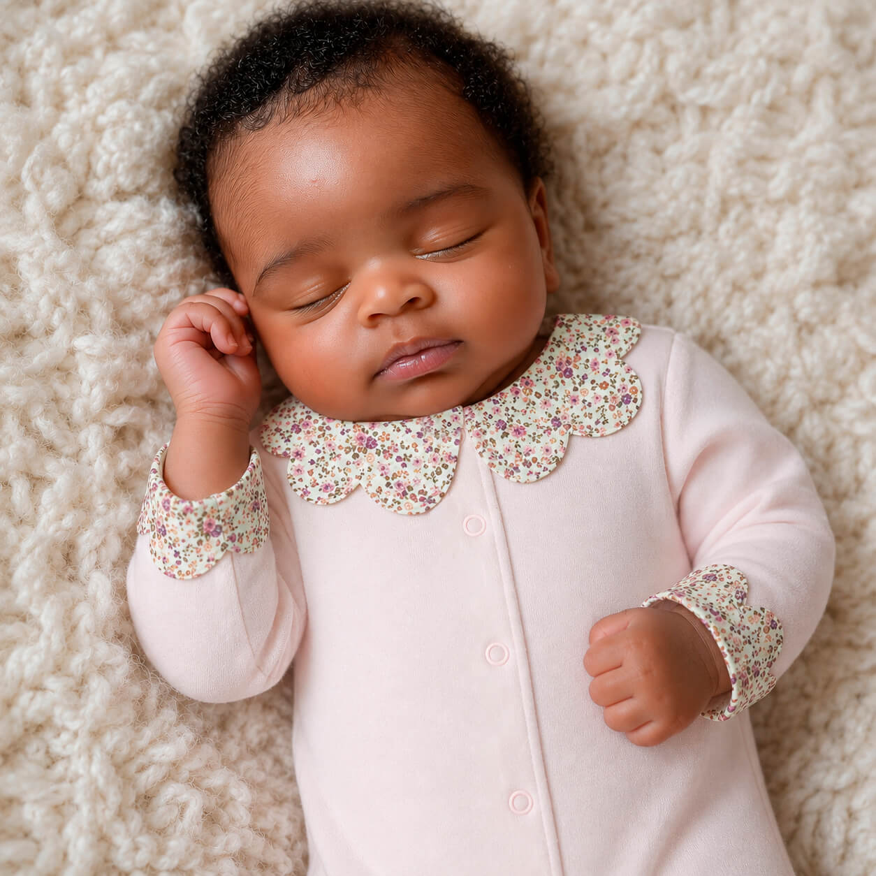 Primeira Roupa Algodão Mini Florzinhas 2- Recém-nascido