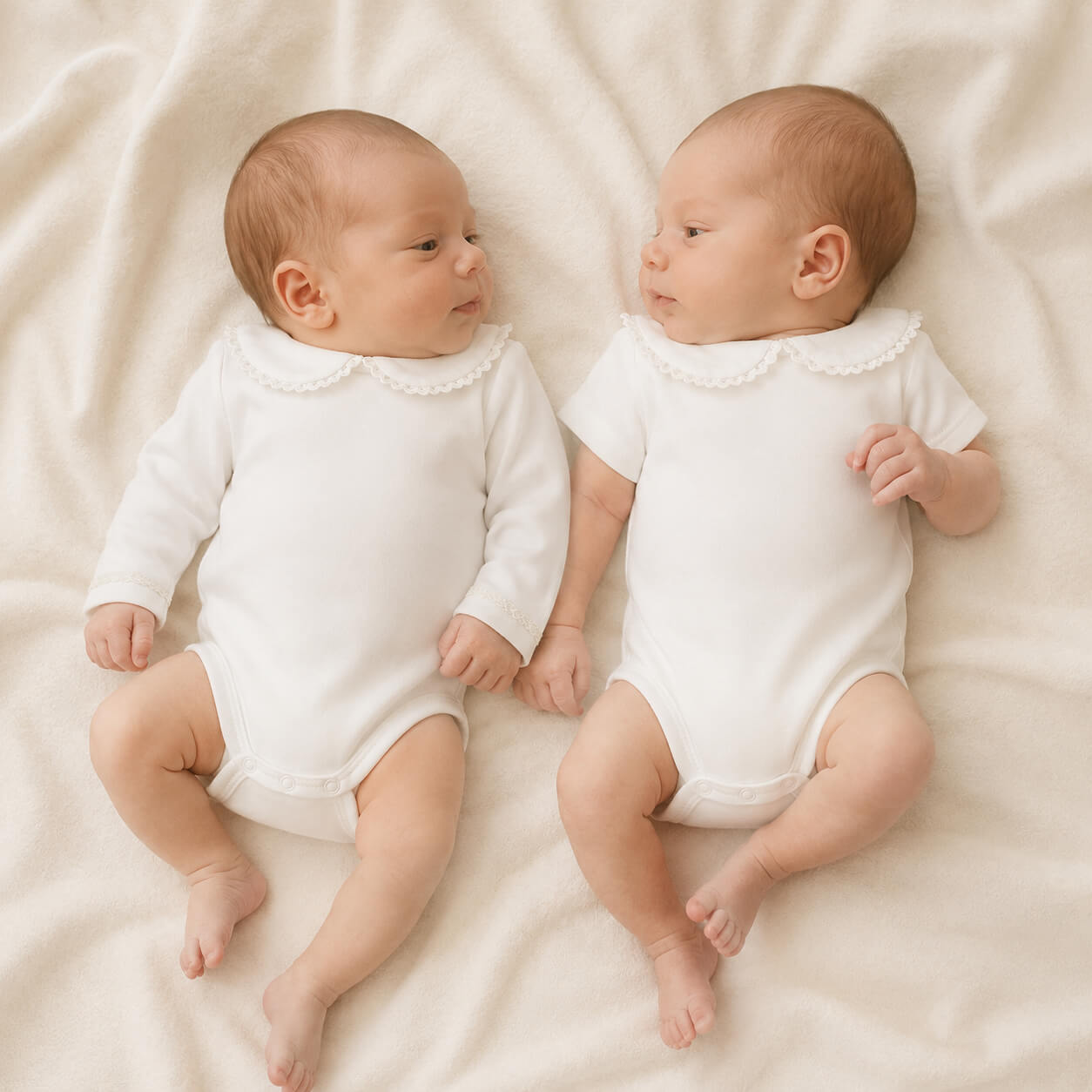 bebe meninos vestido com body com gola vintage em malha algodão suave para a pele