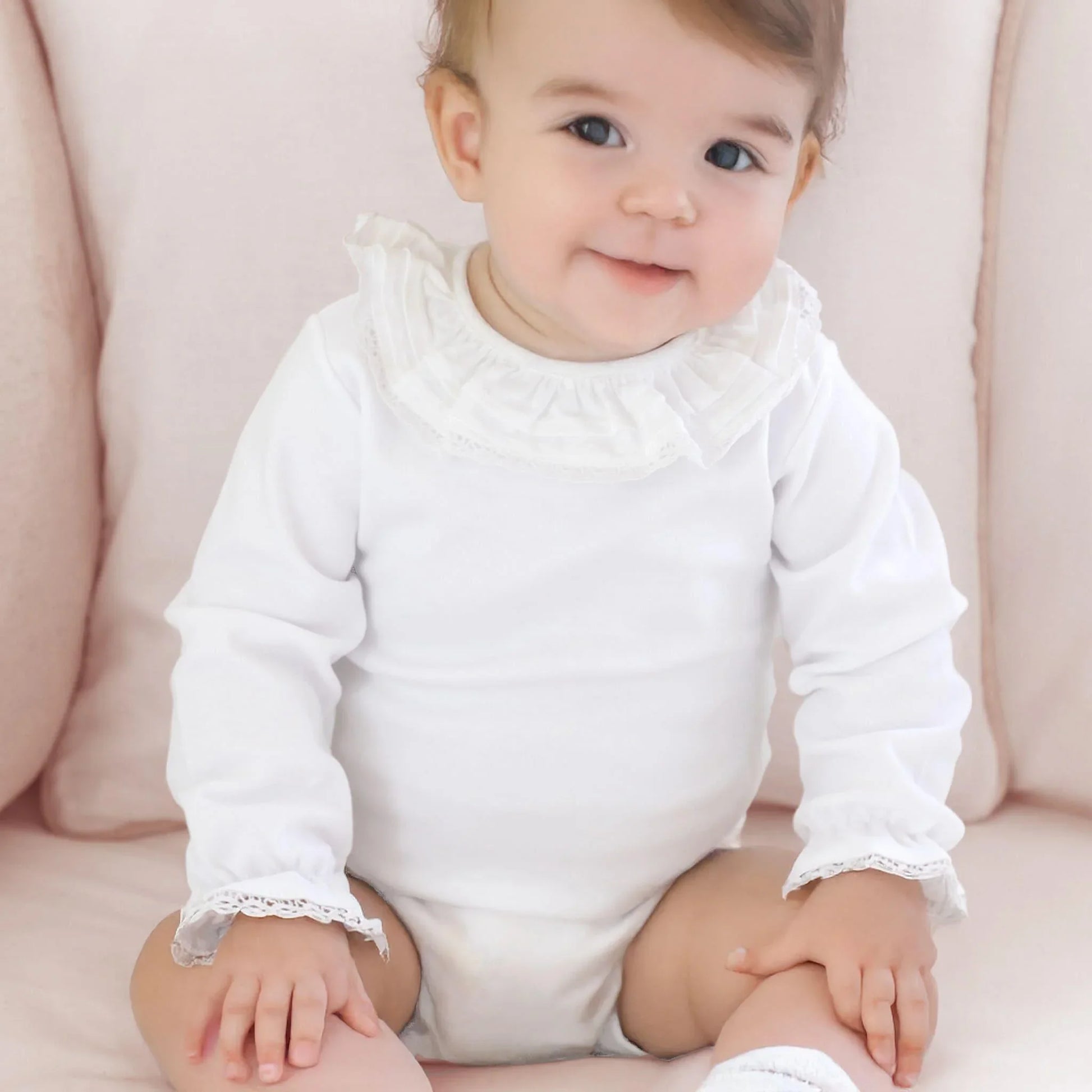 body-de-gola-basico-branco-verao-pim-pam-pum-baby-83147 - Pim-Pam-Pum Baby