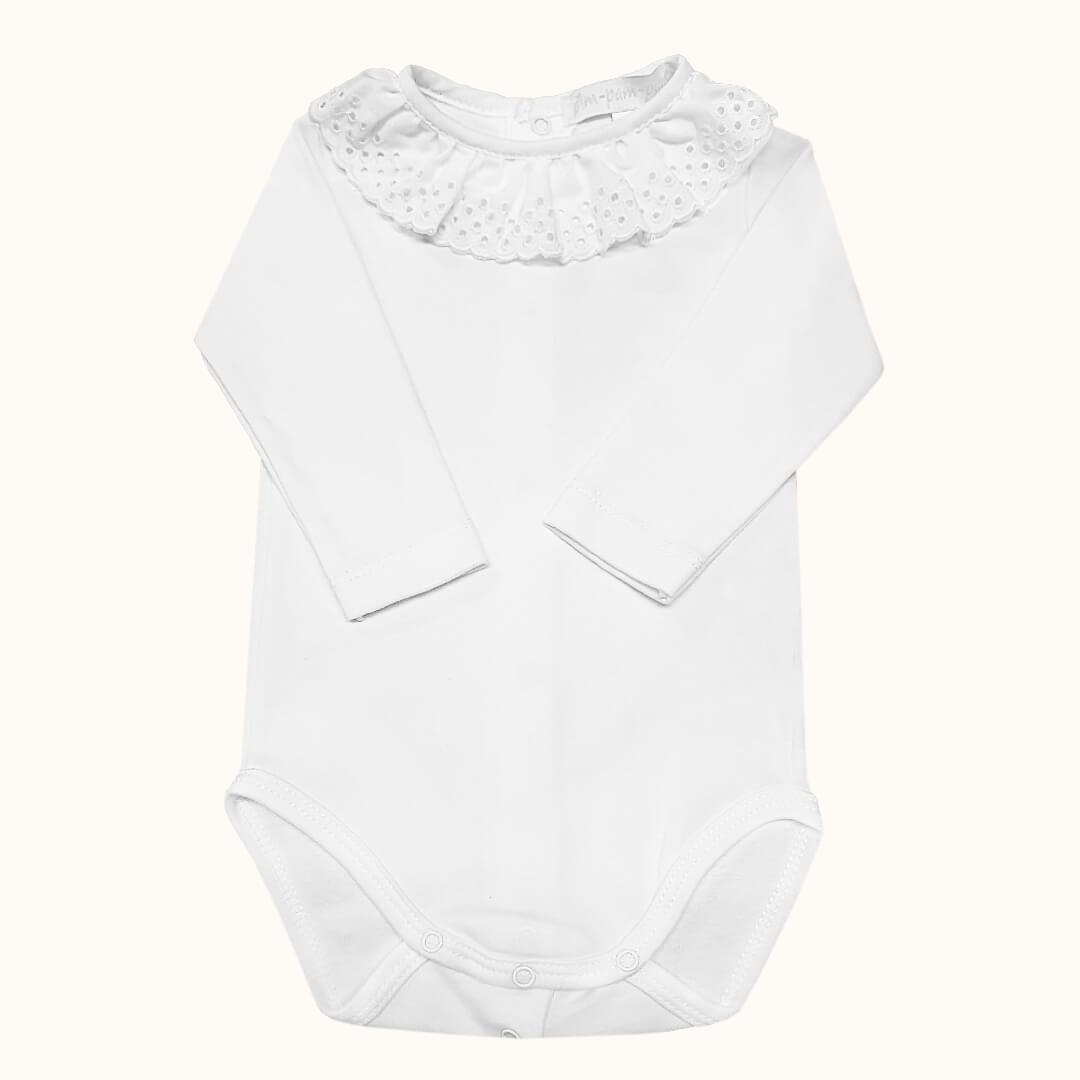 body-de-gola-bonny-branco-inverno-pim-pam-pum-baby-72686 - Pim-Pam-Pum Baby