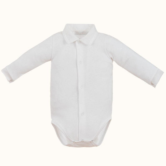 body-de-gola-country-branco-verao-pim-pam-pum-baby-65331 - Pim-Pam-Pum Baby