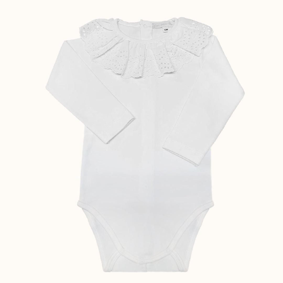 body-de-gola-party-branco-inverno-pim-pam-pum-baby-82505 - Pim-Pam-Pum Baby