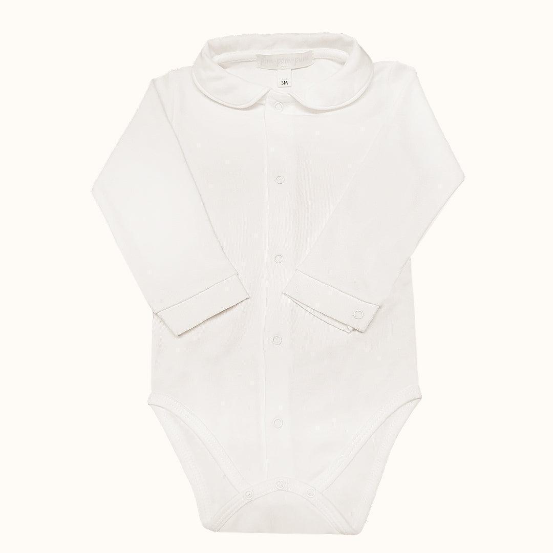body-de-gola-redonda-basico-bege-verao-pim-pam-pum-baby-32510 - Pim-Pam-Pum Baby