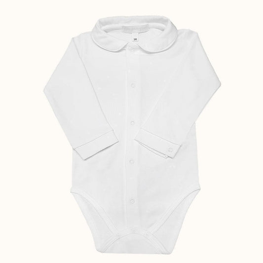 body-de-gola-redonda-basico-branco-verao-pim-pam-pum-baby-71303 - Pim-Pam-Pum Baby
