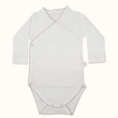 Body e Calça Básico Bege Rosa/Velho - Pim-Pam-Pum Baby