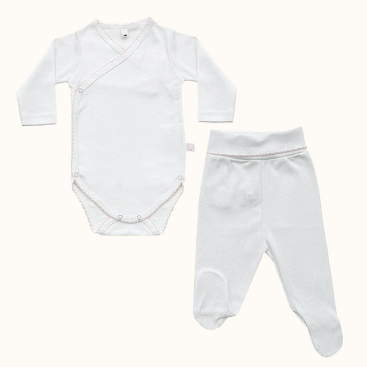 body-e-calca-basico-brancorosa-pim-pam-pum-baby-66754 - Pim-Pam-Pum Baby