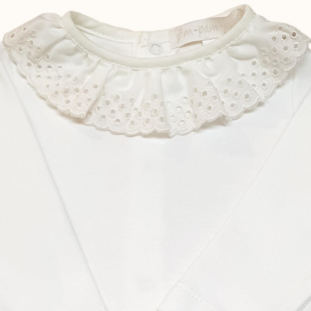 Camisola de Gola Bonny Bege Verão - Pim-Pam-Pum Baby