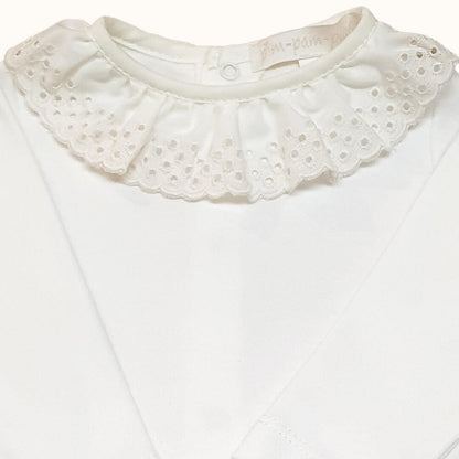 Camisola de Gola Bonny Bege Verão - Pim-Pam-Pum Baby