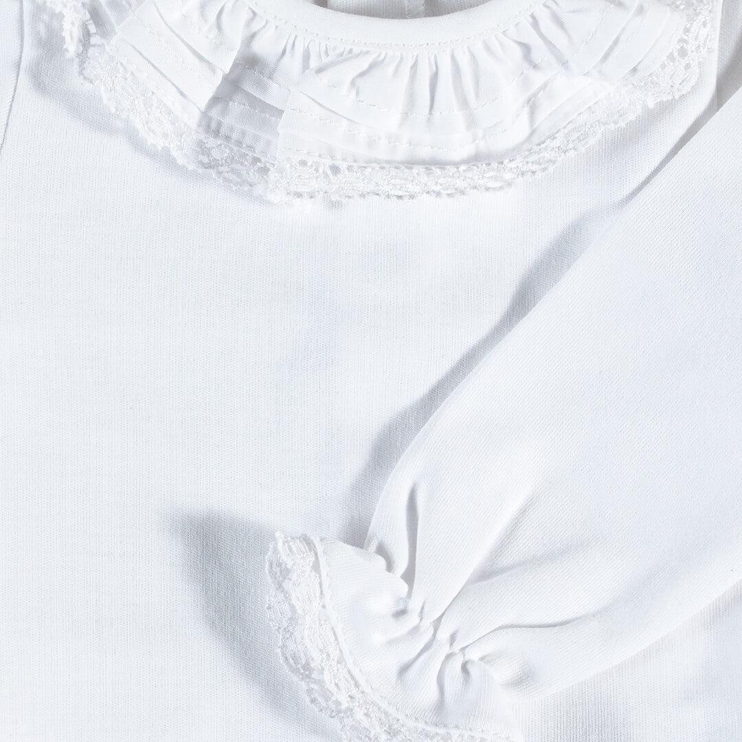 Camisola de Gola Candy Branco Verão - Pim-Pam-Pum Baby