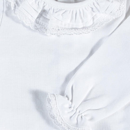 Camisola de Gola Candy Branco Verão - Pim-Pam-Pum Baby