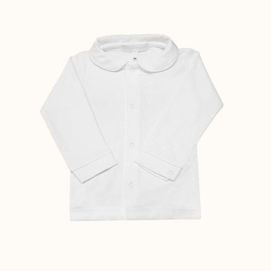 camisola-de-gola-redonda-basico-branco-verao-pim-pam-pum-baby-65321 - Pim-Pam-Pum Baby