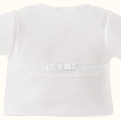 Casaco_Romantic_Branco_Pormenor - Pim-Pam-Pum Baby