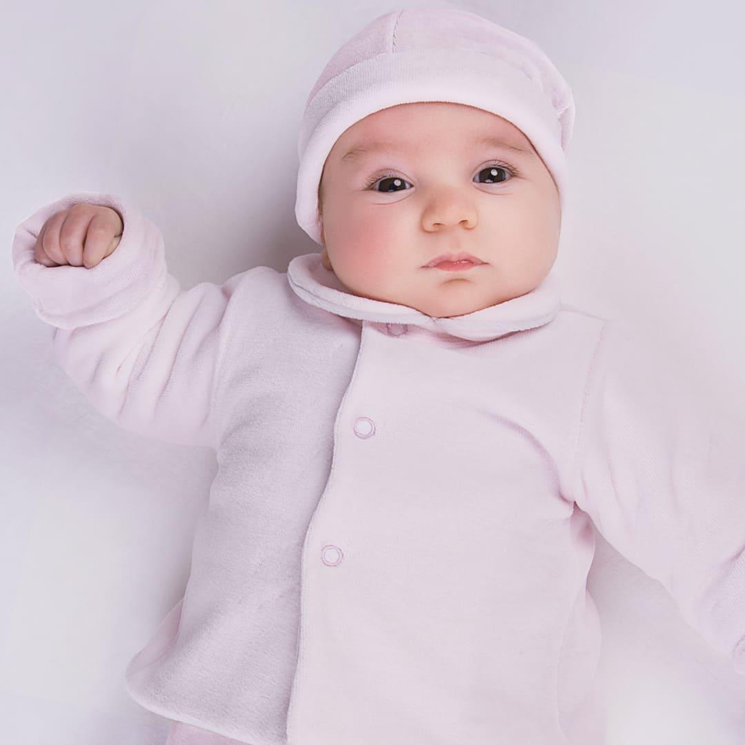 Casaco Romantic Rosa - Pim-Pam-Pum Baby