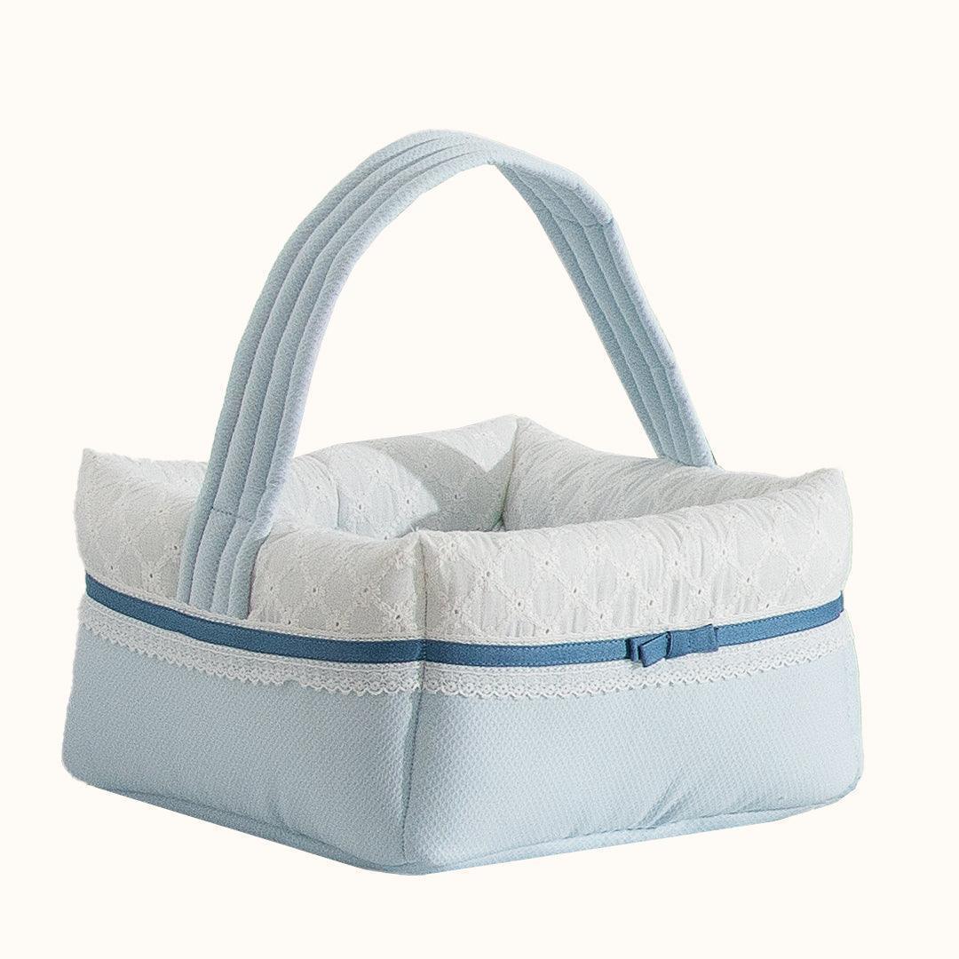 Cesto Tecido Romantic Azul - Pim-Pam-Pum Baby