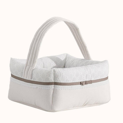 Cesto Tecido Romantic Bege - Pim-Pam-Pum Baby