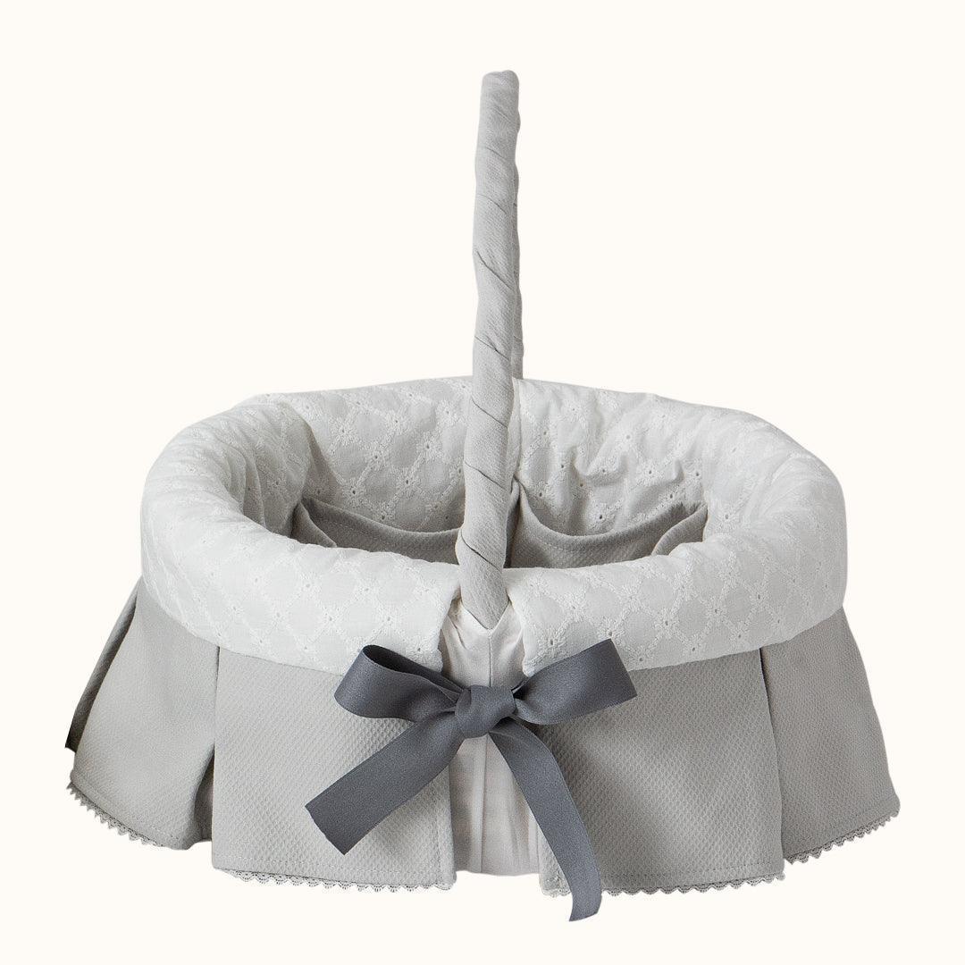 cesto-verga-tecido-romantic-cinza-pim-pam-pum-baby-67106 - Pim-Pam-Pum Baby