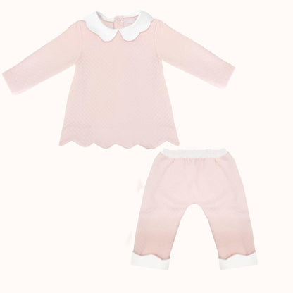 Conjunto de 2 Peças Sem Pés Diamante Rosa Seco - Pim-Pam-Pum Baby