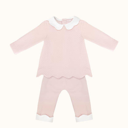 Conjunto de 2 Peças Sem Pés Diamante Rosa Seco - Pim-Pam-Pum Baby